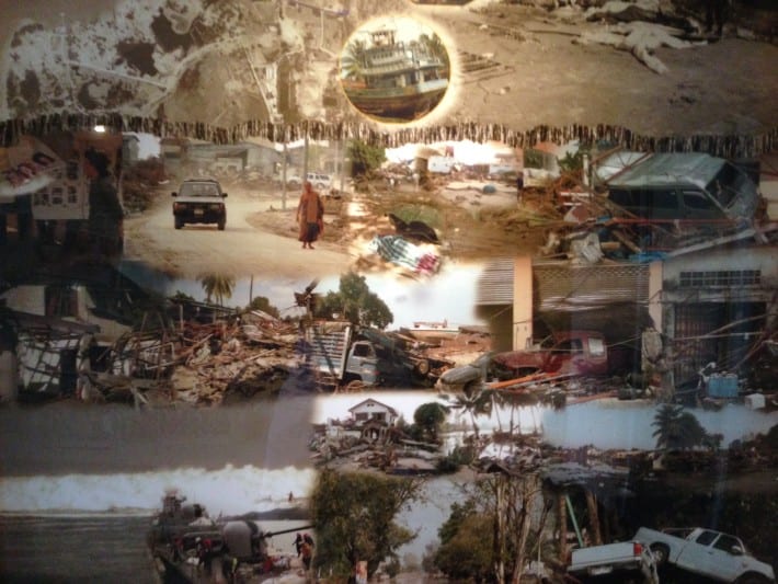 Fotocollage Tsunami 2004 