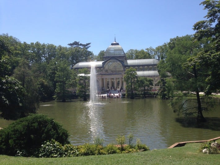 Retiro Park in Madrid 